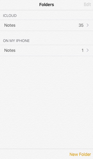 notes on my iPhone